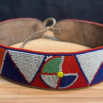 Maasai beaded belt