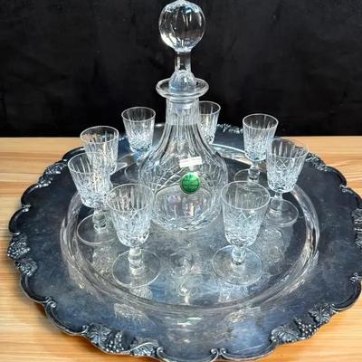 Scottish crystal decanter cordials