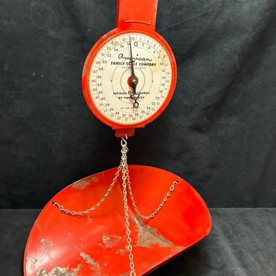 American family scale company 60lb farmer s scale