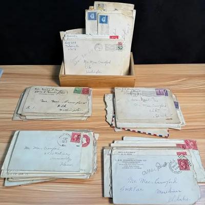 Stamped envelopes early to late 1900s