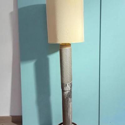 Custom metalwork floor lamp
