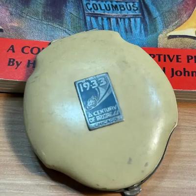Makeup compact from the 1933 chicago world s fair