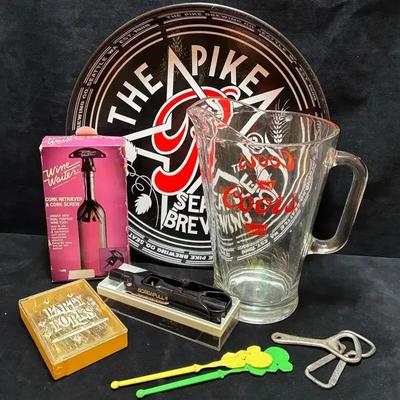 Pike place beer tray coors pitcher and more
