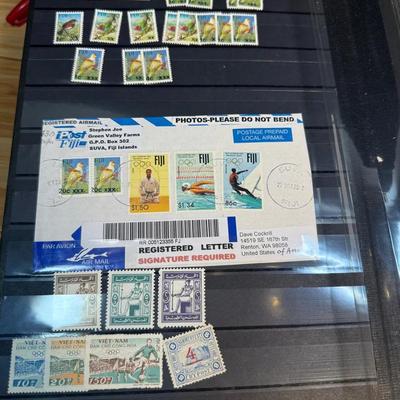 Large collection of stamps from various countries