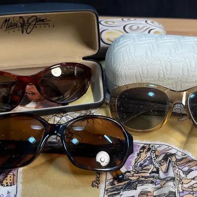 Sunglasses coach maui jim & parke