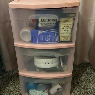 Pink Skincare Organizer