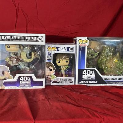 Luke & Yoda Funko Pops