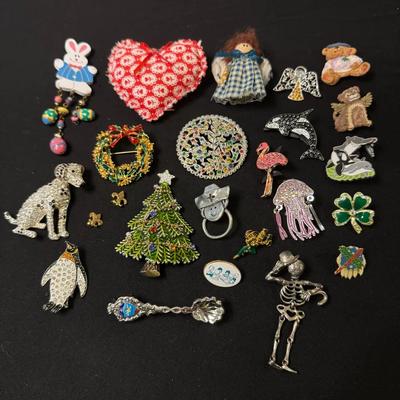 Assortment of Brooches