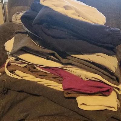 Variety of Women's Sweat Pants  Includes (1) Gap Sweatshirt, Size L