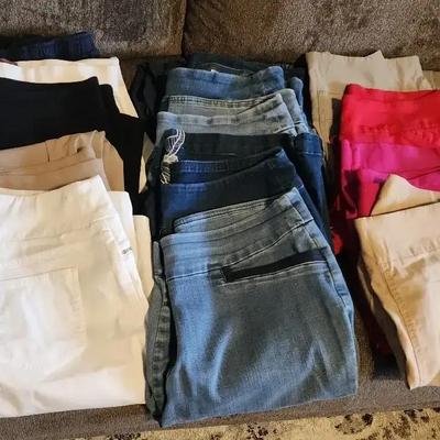 Petite Collection Of Women's Capris & Long Shorts, Size 14P,  12P,  & PL