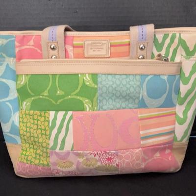 Coach Poppy Patchwork Bag with Dust Bag