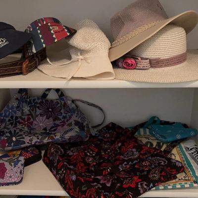 Vera Bradley Bags & Wallet, Sun Hats & Visors, Western Belt, Travel Sewing Kit, Vermont Bag