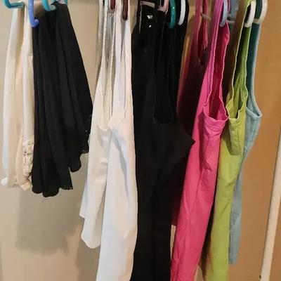 Women's Dress Slips And Camisoles - Size M & L - Silky Polyester, Nylon & Spandex