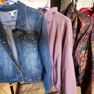 Women's Jackets & Vest, Size XL, Large & Large Petite, Denim, Avon