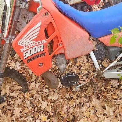 Honda 500R Motorcycle Dirtbike