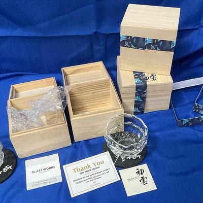 Four Hatsukumo Glassware