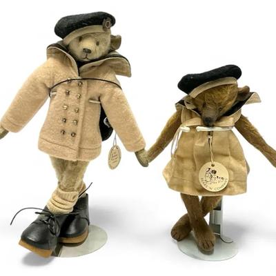 Bears n Company Ingrid Schmid Sir Vincent & Sailor Girl Bears