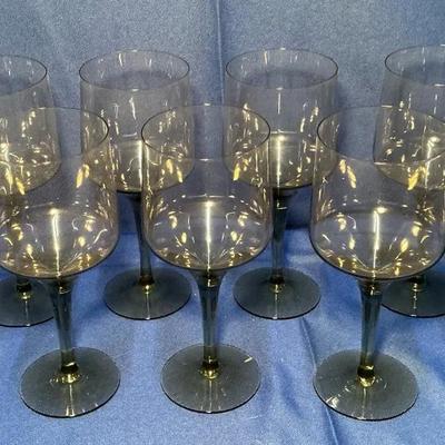 Orrefors Rhapsody Smoke Water Glasses Set of 11