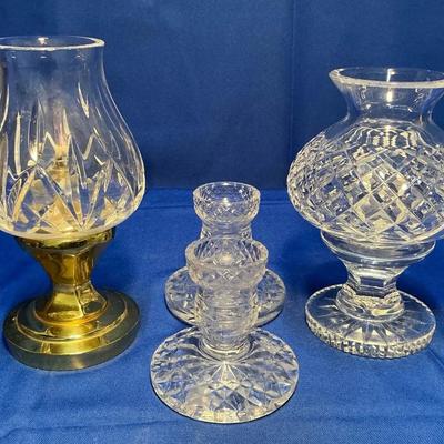 Waterford Oil Candles & Candle Stick Holders 