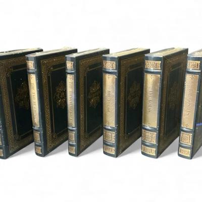 Easton Press Volumes 1-6 Religious Books - The Koran, The Gospels, The Torah & More (Sealed)