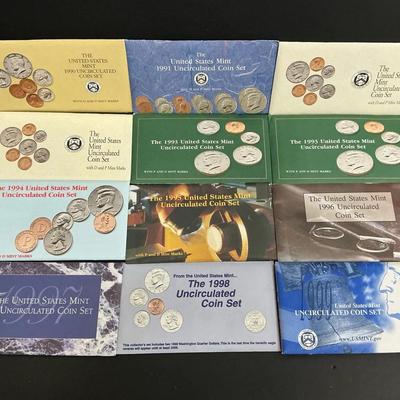 Uncirculated Coin Sets - 1990’s