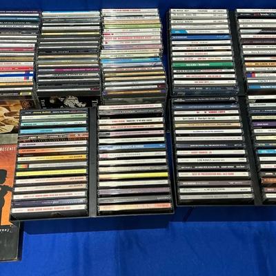 Assorted CDs incl. Folk, Country, Jimmy Buffet, Jazz, Classic Rock