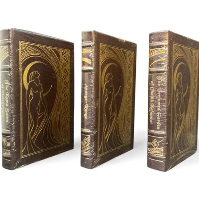 Easton Press Kama Sutra, Perfume Garden, Ananga-Ranga 3 Volume Set (Sealed)