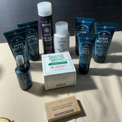 Mens Skin Care And Shaving Items 