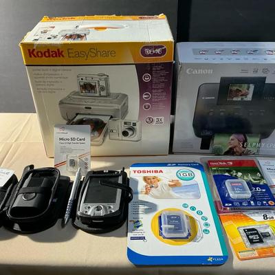 Photo Printers And Sd Cards Kodak And Canon