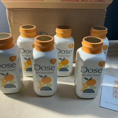 Set Of 6 Dose Liver Supplements