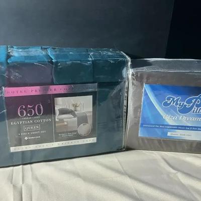 Queen Size Sheet Set My Pillow & Hotel Collection 
