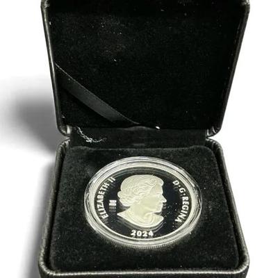 2024 Canadian $20 Elizabeth II Wondrous Waters Fine Silver Coin 