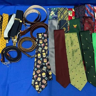 Mens Belts, Ties, & Suspenders incl. Yves Saint Laurent, Peter Christian, & More