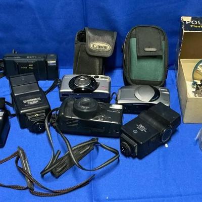 Nikon, Canon, Yashica Film Cameras & Accessories incl. Lenses