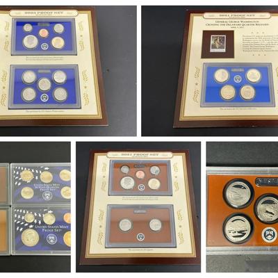 Proof Sets - Presidential Dollars, State Quarters 