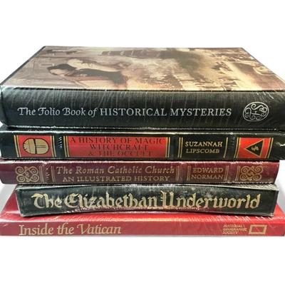 Folio Society, Easton Press, Nat Geo Books - Witchcraft, Mysteries, Catholic Church (Sealed)