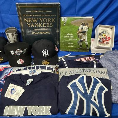 New York Yankees Gear - Easton Press Book, Hats, Shirts & Sweater 