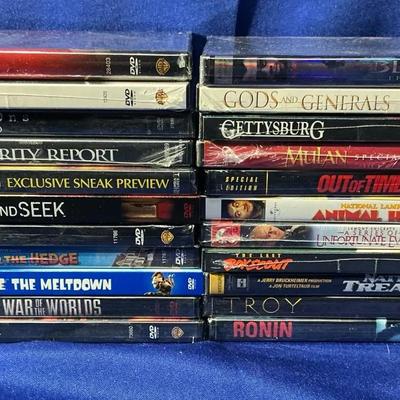 Large New Sealed DVD Movie Lot 