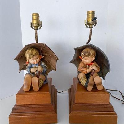 Hummel Umbrella Boy & Girl Table Lamps.jpg
