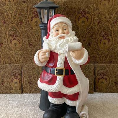 Illuminated Tall Santa Display