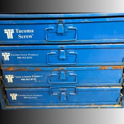 Tacoma Screw Organizer Cabinet #2 –4 Drawers Some Filled with Hardware