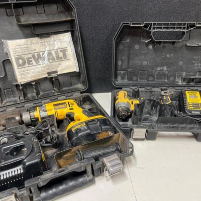 DeWalt Cordless Impact Driver DCF887 & Heavy Duty Drill/Driver DC989