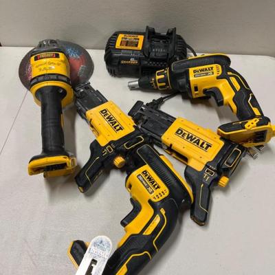 DeWalt Cordless Power Tools – Assorted Contractor Set (No Batteries)