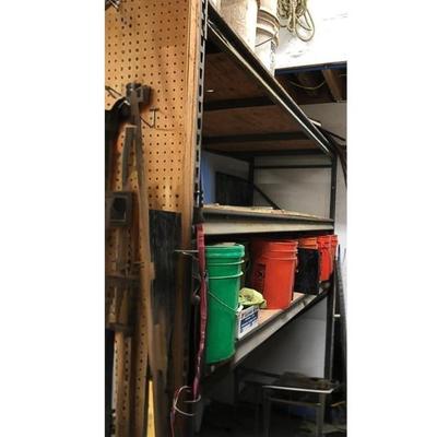 Husky Style 3 Tier Industrial Organization Unit with Peg Board