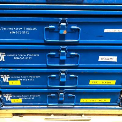 Tacoma Screw Organizer #5 - 4 Drawers with Screws, Washers, and Nuts