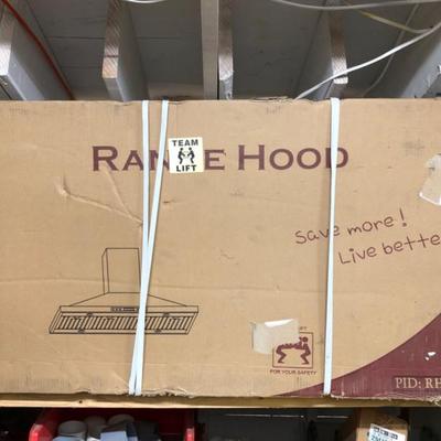 AKDY 30 in. 343 CFM Convertible Wall Mount White Range Hood