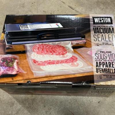 Weston Pro 2300 Vacuum Sealer – Heavy-Duty Stainless Steel Build NEW