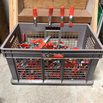 Basket of 6" Spring Clamps – Assorted Set #1
