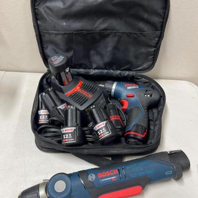 Bosch Cordless PS11 Right‑Angle Drill & PS20 Pocket Driver -$300 Value