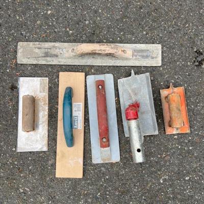 Concrete/Cement Trowel Set - Variety of Sizes & Types